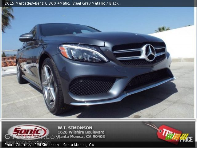 2015 Mercedes-Benz C 300 4Matic in Steel Grey Metallic