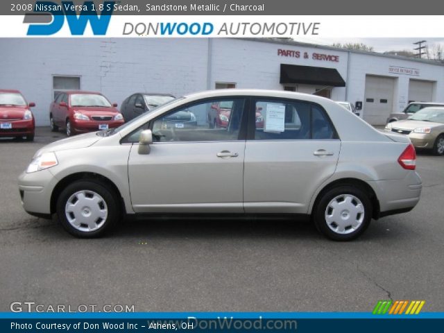 2008 Nissan Versa 1.8 S Sedan in Sandstone Metallic