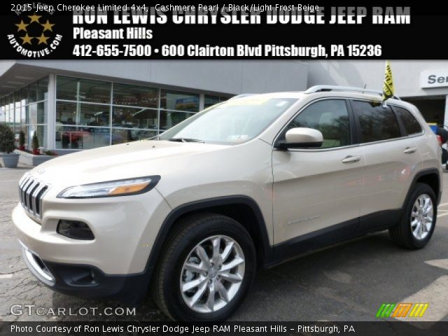 2015 Jeep Cherokee Limited 4x4 in Cashmere Pearl