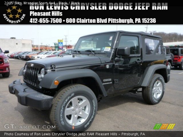2015 Jeep Wrangler Sport 4x4 in Black