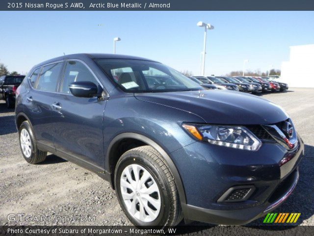 2015 Nissan Rogue S AWD in Arctic Blue Metallic