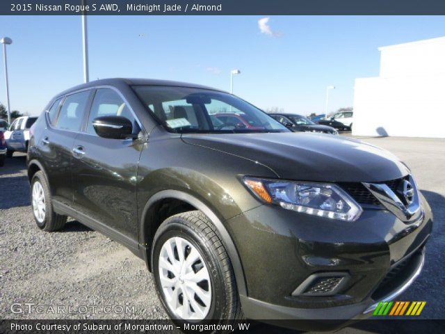 2015 Nissan Rogue S AWD in Midnight Jade