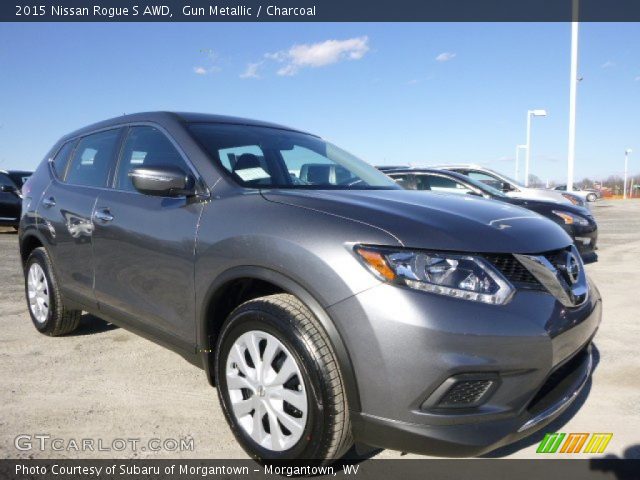 2015 Nissan Rogue S AWD in Gun Metallic