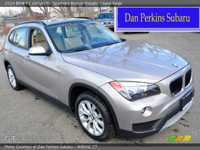 2014 BMW X1 xDrive28i in Sparkling Bronze Metallic