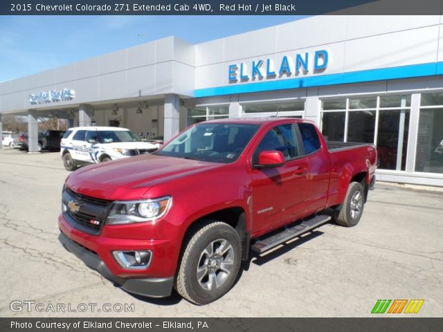 2015 Chevrolet Colorado Z71 Extended Cab 4WD in Red Hot