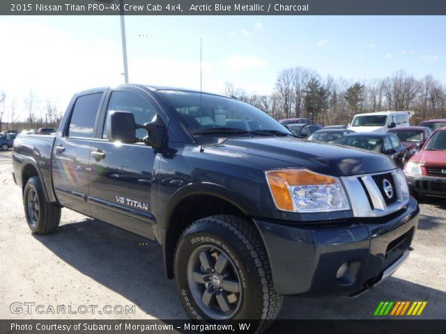 2015 Nissan Titan PRO-4X Crew Cab 4x4 in Arctic Blue Metallic