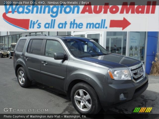 2009 Honda Pilot EX-L 4WD in Nimbus Gray Metallic