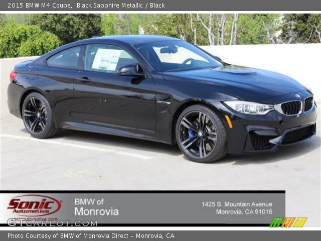 2015 BMW M4 Coupe in Black Sapphire Metallic