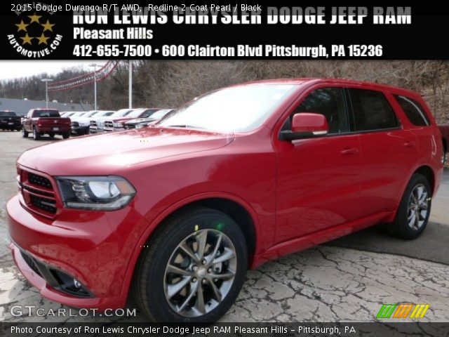 Redline 2 Coat Pearl 2015 Dodge Durango R T Awd Black