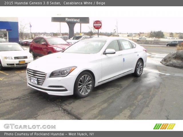 2015 Hyundai Genesis 3.8 Sedan in Casablanca White