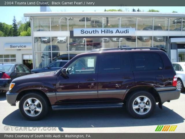 2004 Toyota Land Cruiser  in Black Garnet Pearl