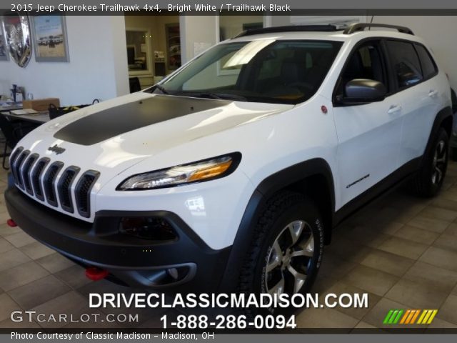 2015 Jeep Cherokee Trailhawk 4x4 in Bright White