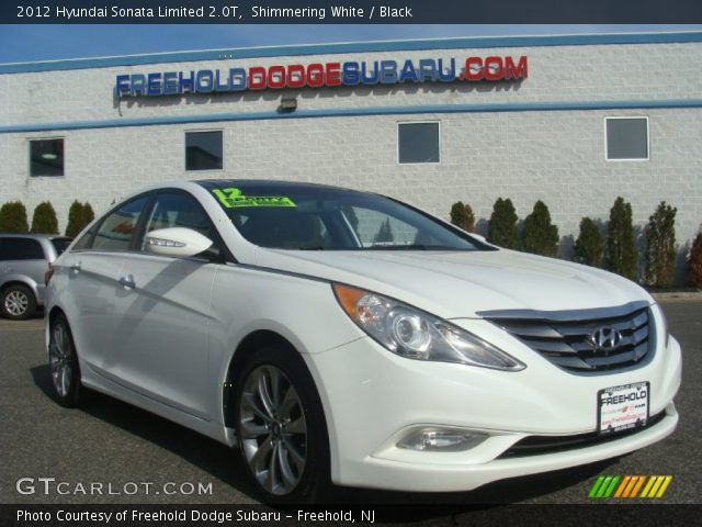 2012 Hyundai Sonata Limited 2.0T in Shimmering White