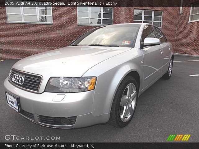 2005 Audi A4 3.0 quattro Sedan in Light Silver Metallic
