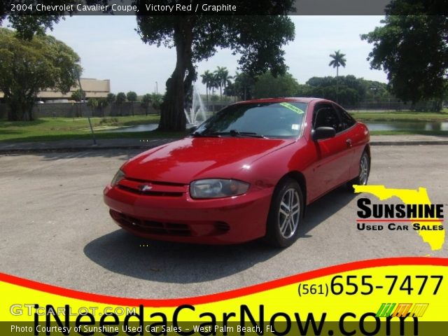 2004 Chevrolet Cavalier Coupe in Victory Red