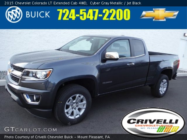 2015 Chevrolet Colorado LT Extended Cab 4WD in Cyber Gray Metallic