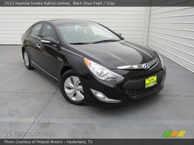 2013 Hyundai Sonata Hybrid Limited in Black Onyx Pearl