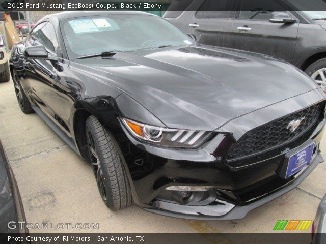 2015 Ford Mustang EcoBoost Coupe in Black
