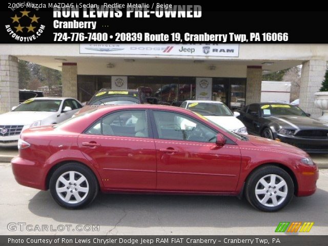 2006 Mazda MAZDA6 i Sedan in Redfire Metallic