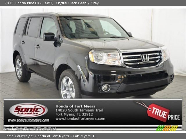 2015 Honda Pilot EX-L 4WD in Crystal Black Pearl