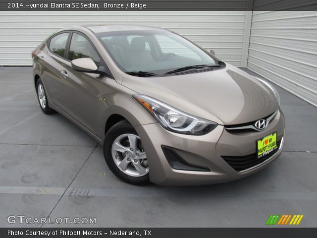 2014 Hyundai Elantra SE Sedan in Bronze