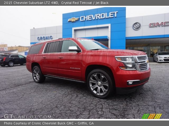 2015 Chevrolet Suburban LTZ 4WD in Crystal Red Tintcoat