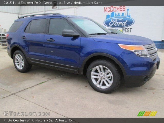 2015 Ford Explorer FWD in Deep Impact Blue