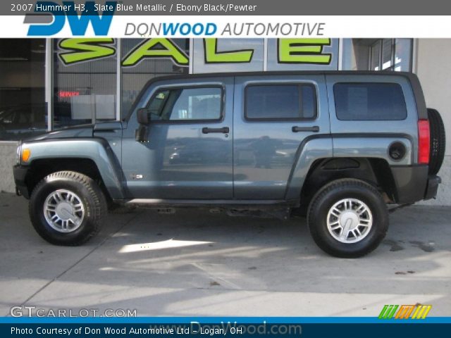 2007 Hummer H3  in Slate Blue Metallic