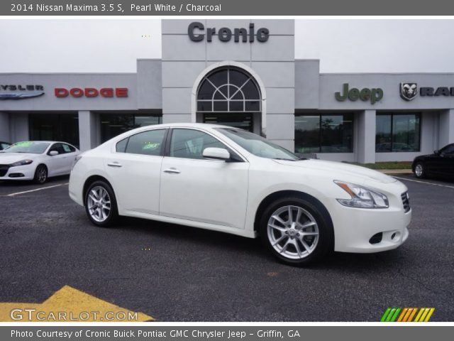 2014 Nissan Maxima 3.5 S in Pearl White