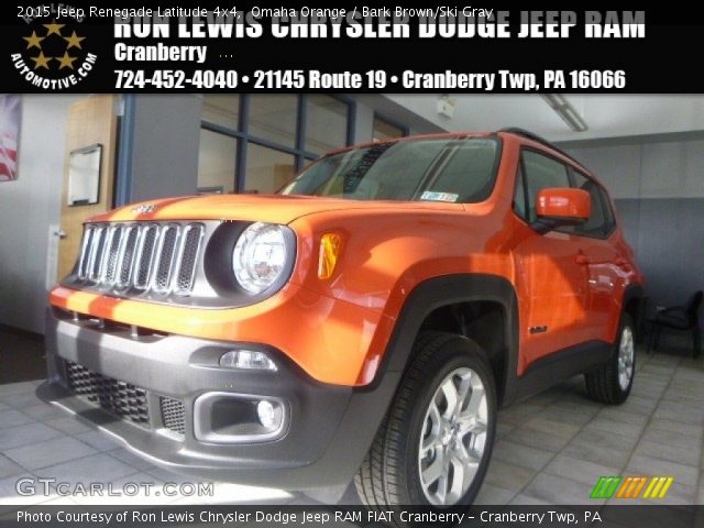 2015 Jeep Renegade Latitude 4x4 in Omaha Orange