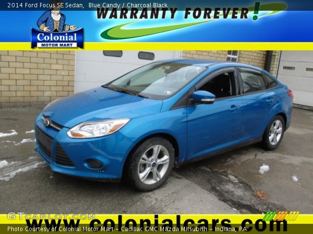 2014 Ford Focus SE Sedan in Blue Candy