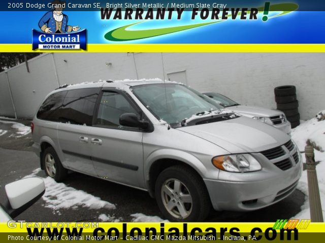 2005 Dodge Grand Caravan SE in Bright Silver Metallic