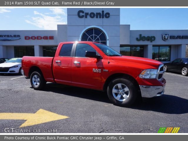 2014 Ram 1500 SLT Quad Cab in Flame Red