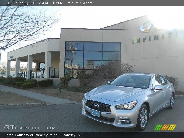 2014 Infiniti Q 50 3.7 AWD in Liquid Platinum