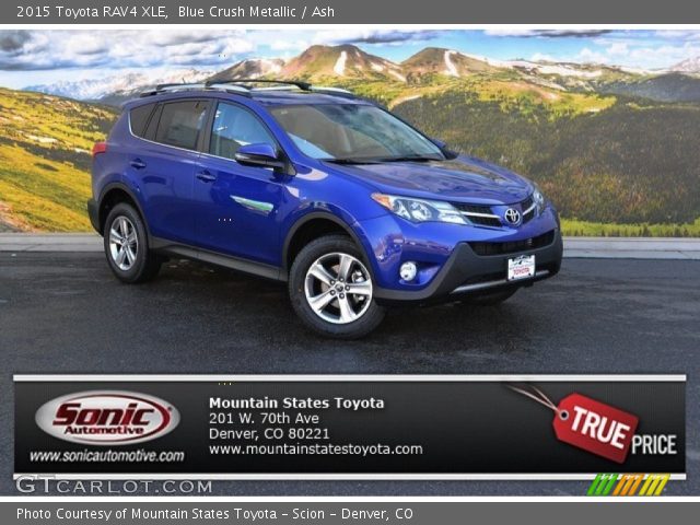 2015 Toyota RAV4 XLE in Blue Crush Metallic