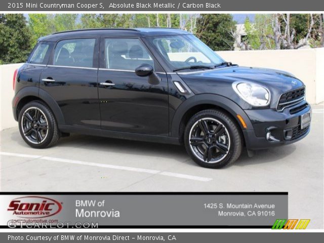 2015 Mini Countryman Cooper S in Absolute Black Metallic