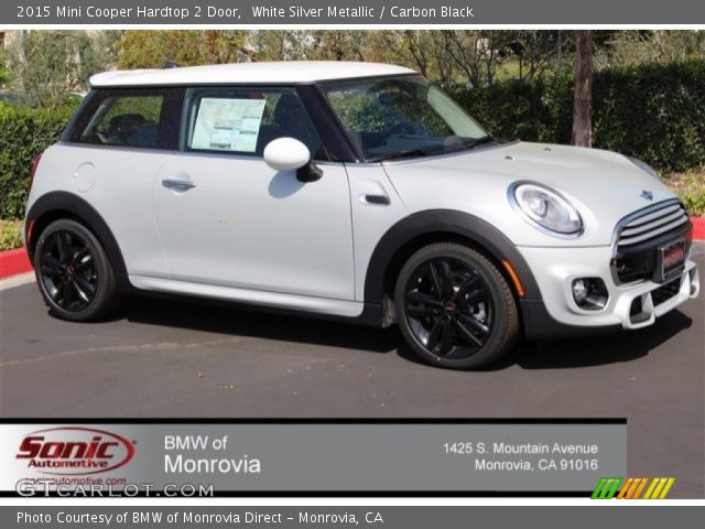 2015 Mini Cooper Hardtop 2 Door in White Silver Metallic
