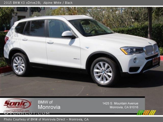 2015 BMW X3 xDrive28i in Alpine White