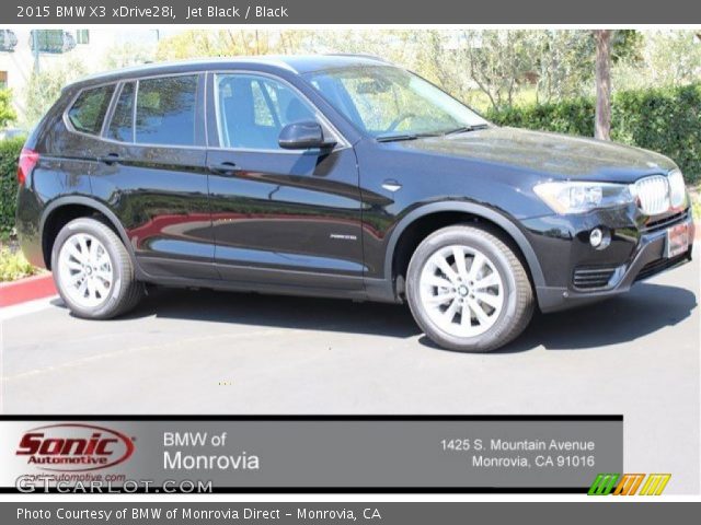 2015 BMW X3 xDrive28i in Jet Black