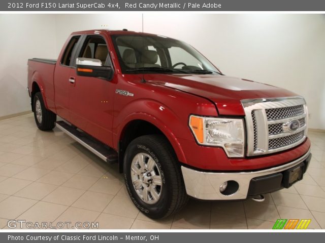 2012 Ford F150 Lariat SuperCab 4x4 in Red Candy Metallic