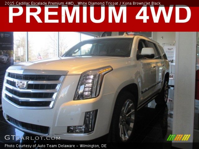 2015 Cadillac Escalade Premium 4WD in White Diamond Tricoat