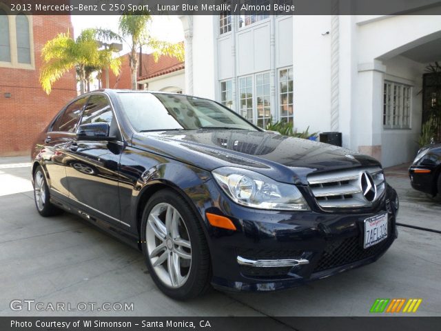 2013 Mercedes-Benz C 250 Sport in Lunar Blue Metallic