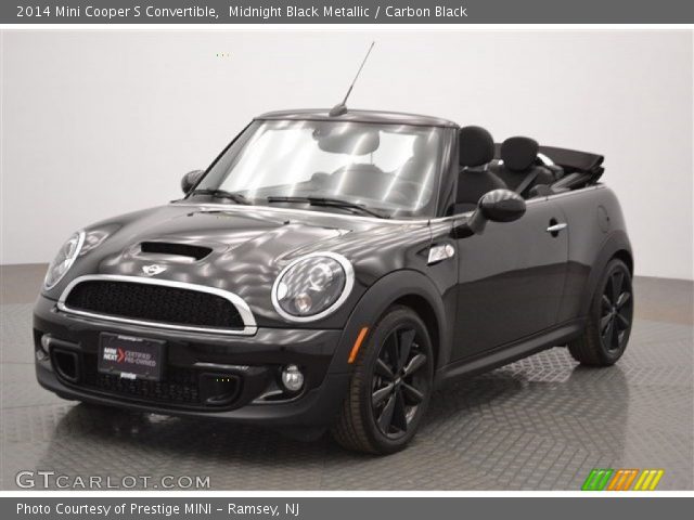 2014 Mini Cooper S Convertible in Midnight Black Metallic