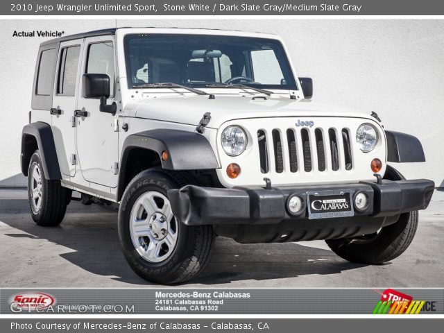 2010 Jeep Wrangler Unlimited Sport in Stone White
