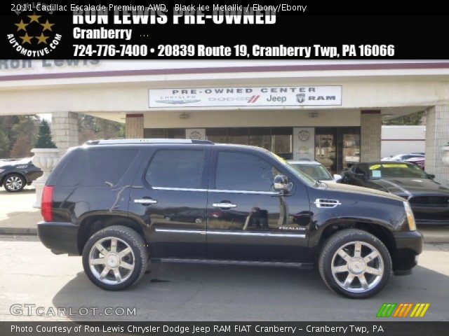 2011 Cadillac Escalade Premium AWD in Black Ice Metallic