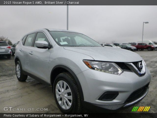 2015 Nissan Rogue S AWD in Brilliant Silver