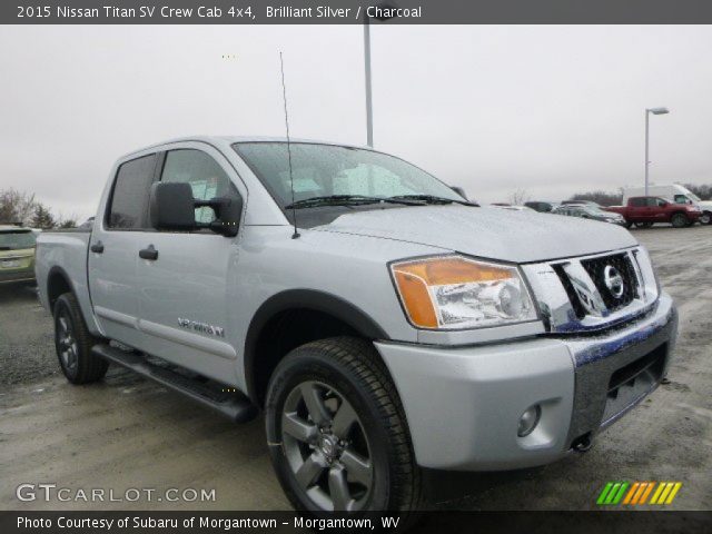 2015 Nissan Titan SV Crew Cab 4x4 in Brilliant Silver