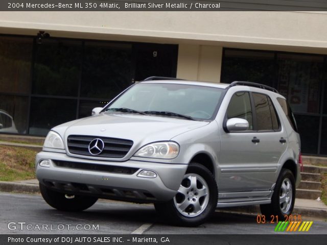 2004 Mercedes-Benz ML 350 4Matic in Brilliant Silver Metallic