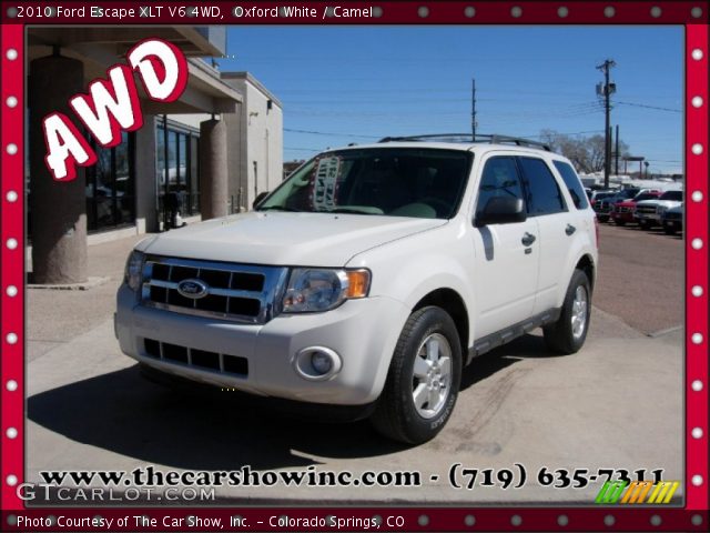 2010 Ford Escape XLT V6 4WD in Oxford White