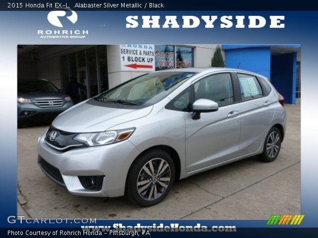 2015 Honda Fit EX-L in Alabaster Silver Metallic